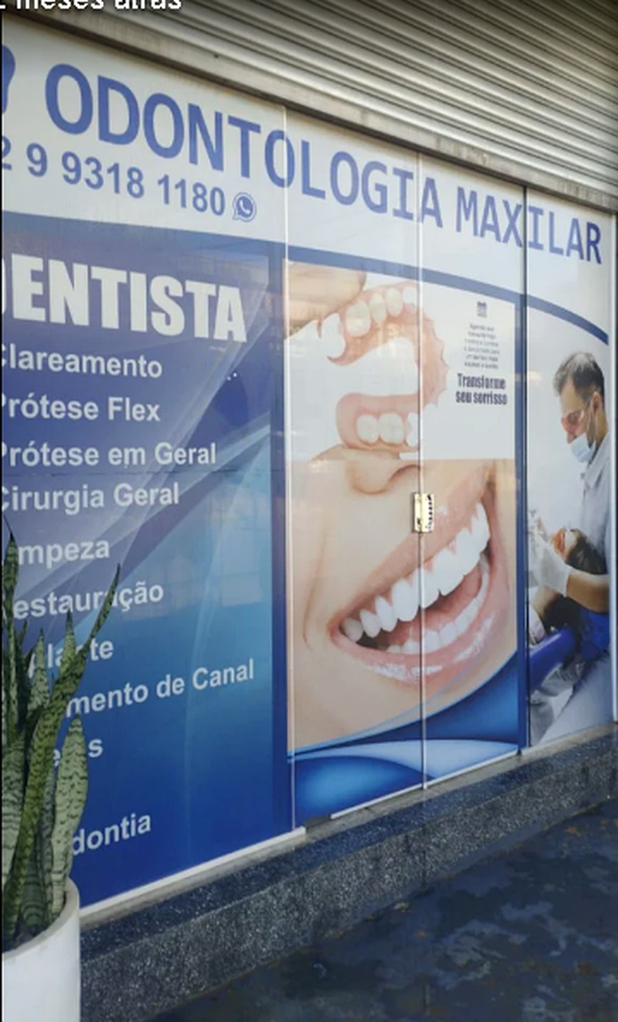Fachada da clínica Odonto Maxilar1